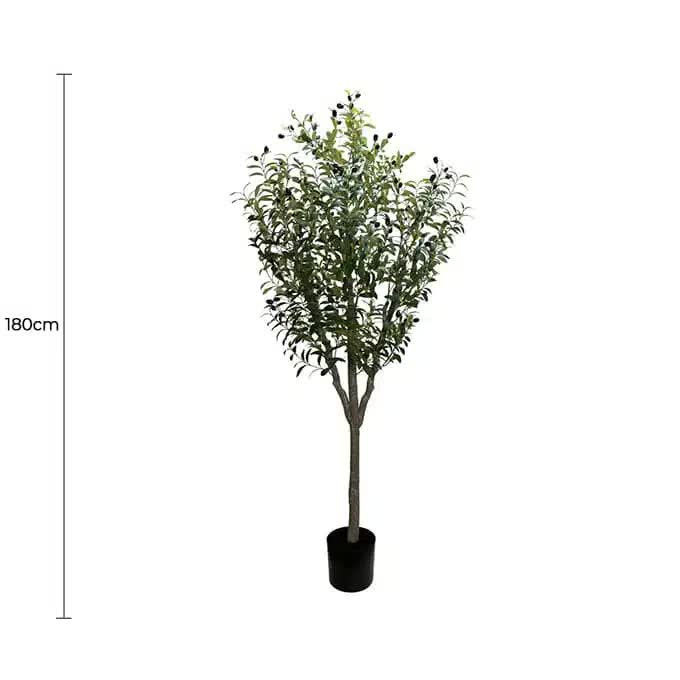 Artificial Bushy Olive Tree with Olives 180cm